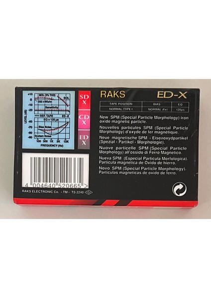 Ed-X 90'lık Boş Kaset (Jelatininde Sıfır Orijinal Dönem Baskı Kaset) fiyatları