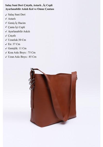 Taba SHK175 Salaş Suni Deri, Çıtçıtlı, Astarlı, Iç Cepli, Ayarlanabilir Askılı Kol ve Omuz Çantası modelleri
