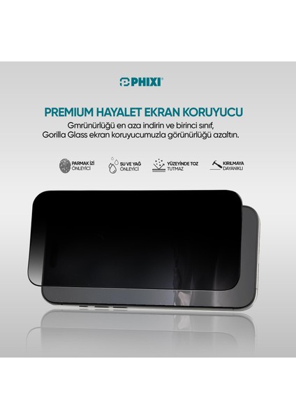 Hayalet Gorilla Guard iPhone 13 Pro Max Kırılmaz Cam – Hd Temperli, Tekrar Yapışabilir, Suyla Temizlenebilir, Anti-Statik, Süper Kavisli Ekran Koruyucu modelleri
