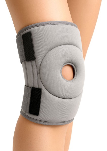 Gri Patella Destekli Dizlik Menisküs Için Dizlik Ayarlanabilir Koruyucu Diz Korsesi
