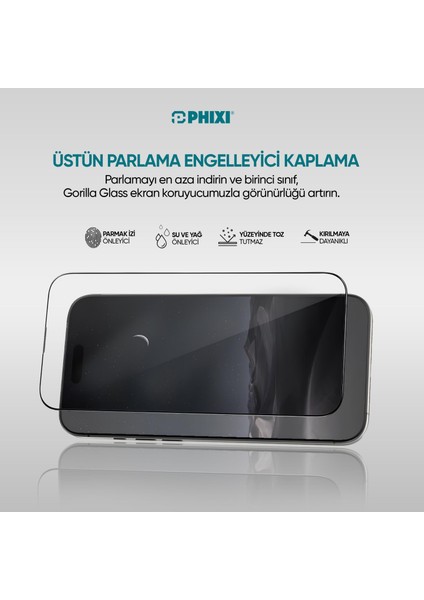 Gorilla Guard iPhone 16 Pro Kırılmaz Cam – Hd Temperli, Tekrar Yapışabilir, Suyla Temizlenebilir, Anti-Statik, Süper Kavisli Ekran Koruyucu modelleri