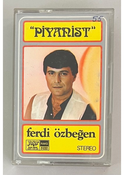 Ferdi Özbeğen Piyanist Kaset (Orjinal 1984 Dönem Kağıt Baskı Kaset)