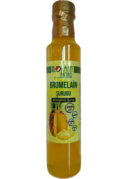 Bromelain Şurubu, Katkısız, Doğal, 250ML 2 Adet, DVD Lokman Aktar fiyatları