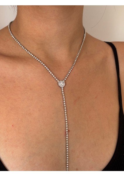 Gümüş Renk Kalpli Çelik Kolye fiyatları