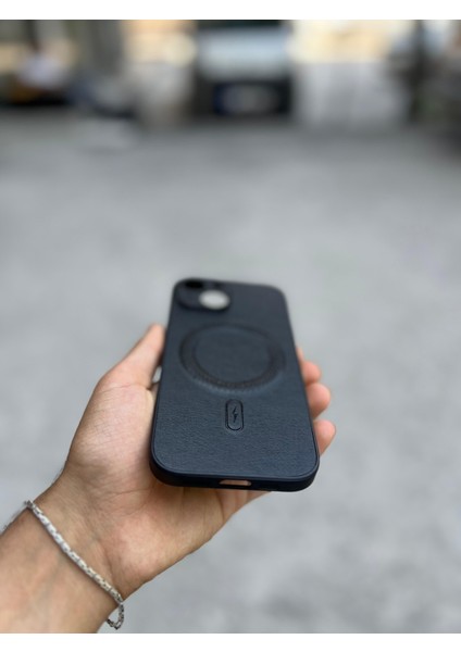 Samsung Galaxy S25 Ultra Uyumlu Magsafe Özellikli Deri Görünümlü Silikon Kılıf fiyatları