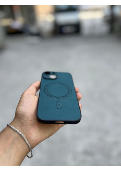 Samsung Galaxy S25 Ultra Uyumlu Magsafe Özellikli Deri Görünümlü Silikon Kılıf fiyatları