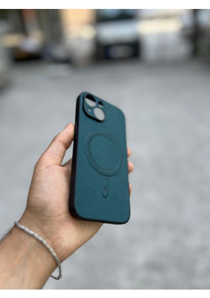 Samsung Galaxy S25 Ultra Uyumlu Magsafe Özellikli Deri Görünümlü Silikon Kılıf fırsatları