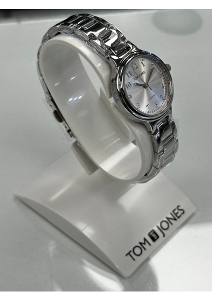 Gümüş Rengi Çelik Kordon Kadın Kol Saati