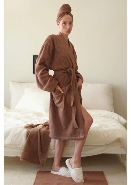 Solena Kadın Bornoz S/m Kahve fiyatları