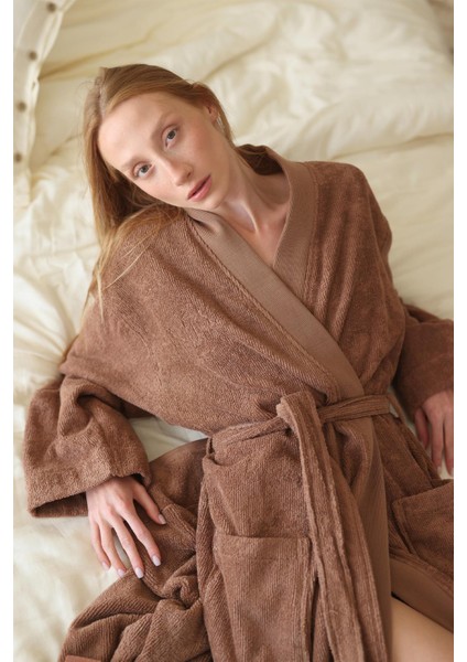 Solena Kadın Bornoz S/m Kahve indirimleri