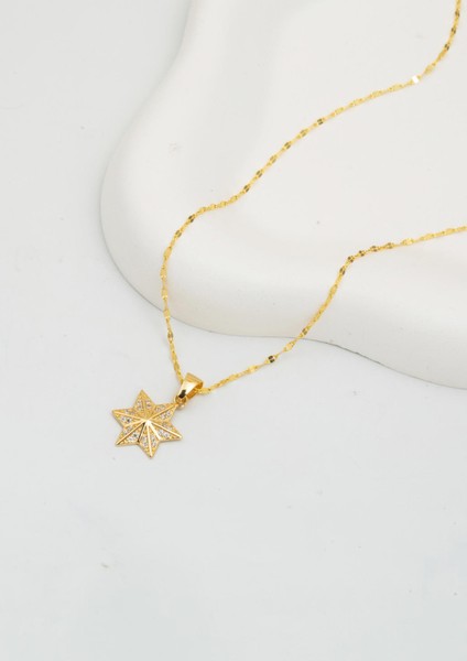 Selçuklu Yıldızı Kolye 14 Ayar Altın fiyatları