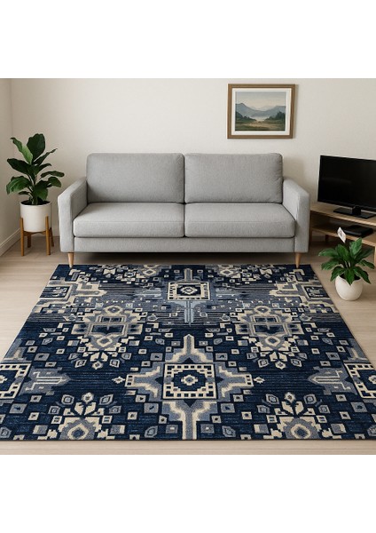 HCCOMPANYFABRICON Modern Desenli Mavi Yıldız Motifli 6m² fiyatları