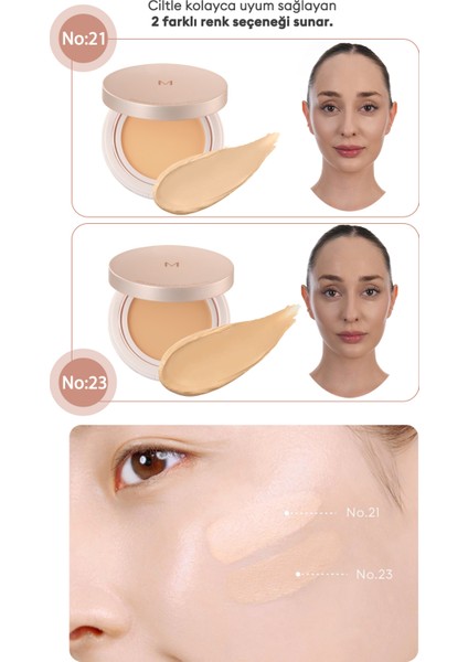 Yaşlanma Karşıtı Bakım Sunan Yoğun Kapatıcı Balm Fondöten M Skin-Fake Balm (No.21) modelleri