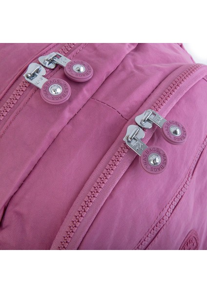 Unisex Büyük Boy Zararlı Kimyasal Içermeyen Waterproof Sırt Çantası Gül Kurusu modelleri