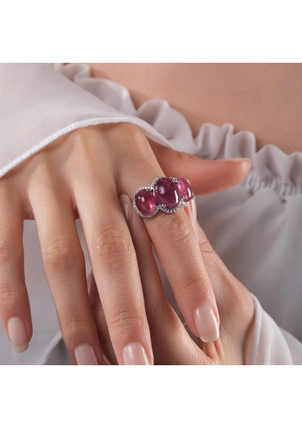 14.38 Karat Pırlanta Yakut Yüzük, Gerçek Pırlanta, Sertifikalı Mücevher fiyatları