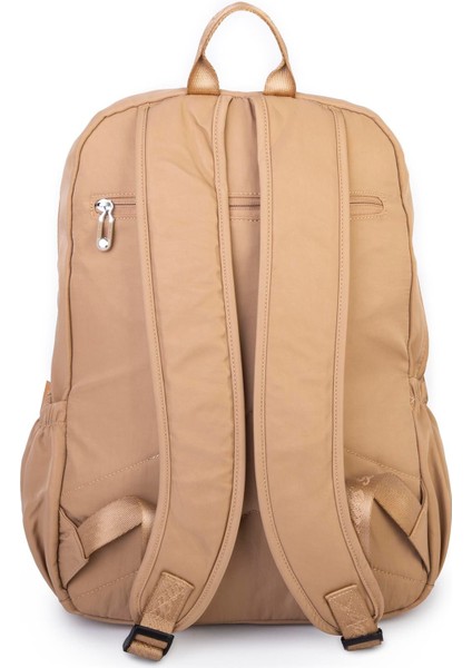 Unisex Büyük Boy Hafif Çok Gözlü Sırt Çantası Kum modelleri