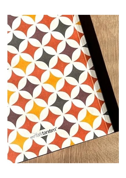 Tanıtım Amerikan Ciltli, A5 Çizgisiz Not Defteri, 64 Yaprak, 90 Gr. Ivory Kağıt, 6 Farklı Kapak Tasarımı, Ofis Için Ideal, Planlayıcı (Desen Iı) modelleri