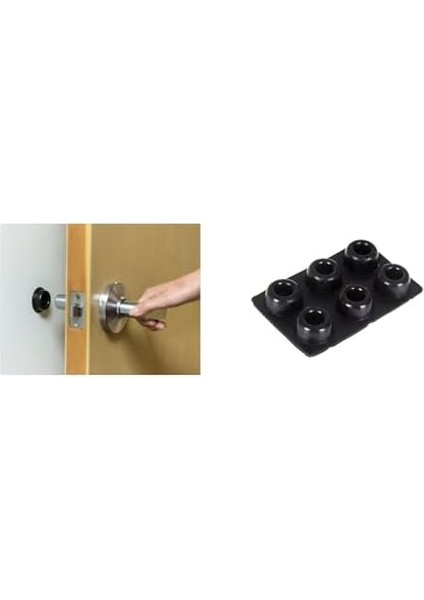 Homi Kapı Kulpu Çarpma Önleyici Tampon 12 Li Set 2X2X1CM modelleri