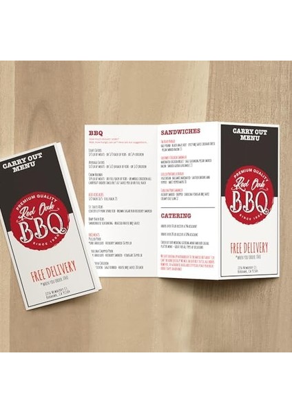 Üç Katlı Yazdırılabilir Broşür Kağıdı, Mürekkep Püskürtmeli Yazıcılar, 100 Broşür ve Posta Contası, 8,5 x 11 (8324) modelleri