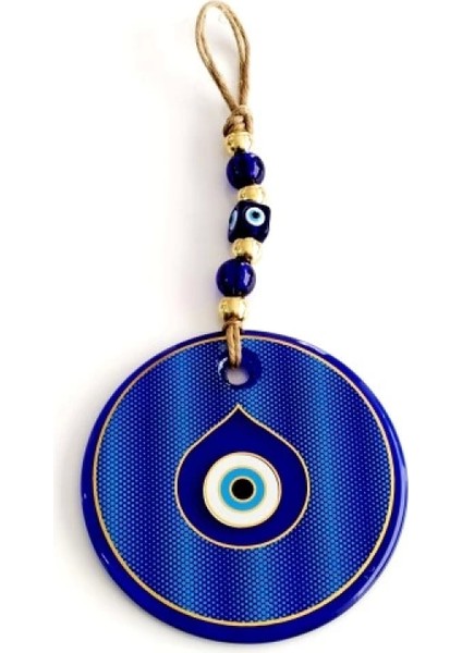 Gold Yaldızlı Damla Göz Şekilli Cam Nazar Boncuğu Duvar Süsü modelleri