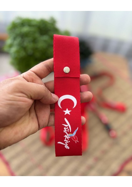 Türkiye Tasarımlı, Kırmızı Renk Yüksek Kalite Tampon & Çeki Ipi