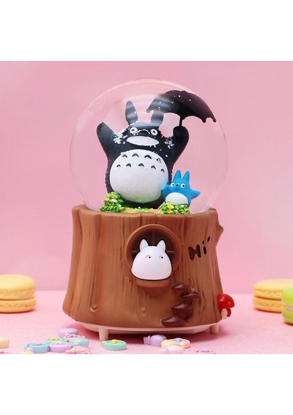 Sevimli Totoro Orta Boy Işıklı Müzikli Kar Küresi fiyatları