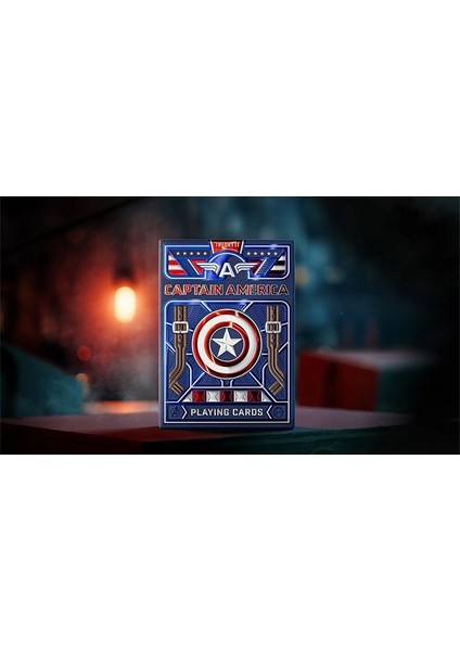Captain America Premium Oyun Kağıdı Iskambil Kartları destesi fiyatları