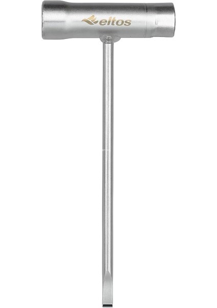 Buji Anahtarı, 13X19 Uzun Tip, Motorlu Testere ve Tırpan Uyumlu, Zincir Germe Tornavidalı, Çift Uç, Dayanıklı Çelik Gövde, Pratik T Tutma, Ağaç Kesim Motoru, Bakım ve Ayar Anahtarı