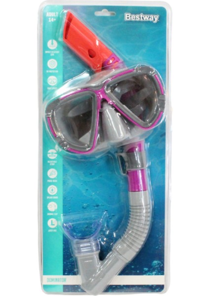 Vakumlu Şnorkel Maske Seti +14 Yaş 24029