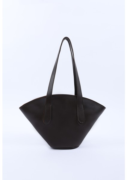 Kahve Rengi SHK124 Suni Deri, Astarlı, Fermuarlı,tek Bölmeli El, Kol ve Omuz Çantası fırsatları