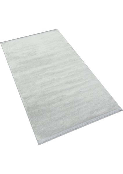 Axelle Gri Düz Etnik Modern Desenli Hav Vermeyen Leke Tutmayan Kolay Temizlenen Yumuşak Makine Salon Yolluk Mutfak Halı