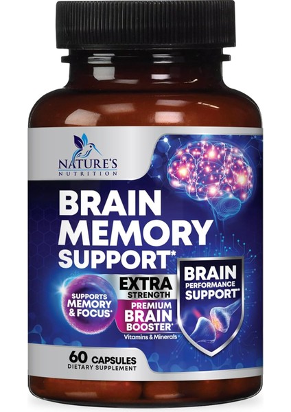 Brain Memory Support – Günlük Odak, Hafıza ve Konsantrasyon Desteği Sunan Nootropic Formül