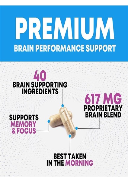 Brain Memory Support – Günlük Odak, Hafıza ve Konsantrasyon Desteği Sunan Nootropic Formül fiyatları