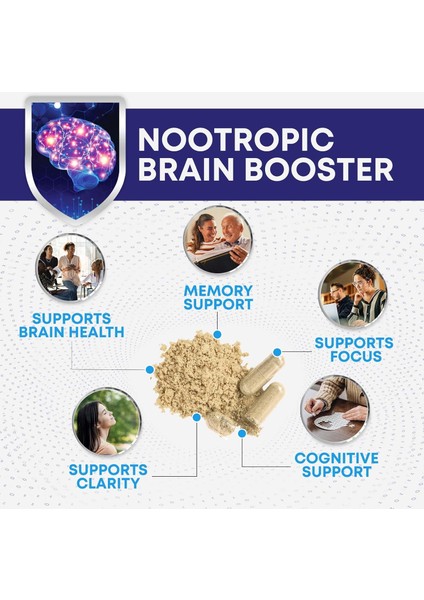 Brain Memory Support – Günlük Odak, Hafıza ve Konsantrasyon Desteği Sunan Nootropic Formül modelleri