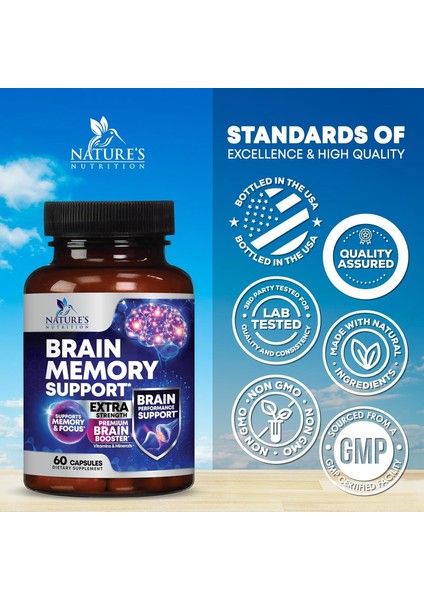 Brain Memory Support – Günlük Odak, Hafıza ve Konsantrasyon Desteği Sunan Nootropic Formül fırsatları
