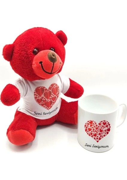 Seni Seviyorum Ayıcık ve Kupa Bardak Seti fiyatları