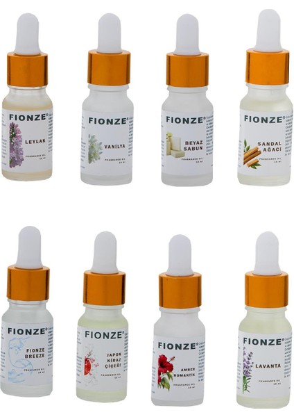 Çamaşır Yün Kurutma Topu İçin 8’li Karma Koku Seti – Leylak, Vanilya, Beyaz Sabun, Sandal Ağacı, Fionze Breeze, Japon Kiraz Çiçeği, Amber Romantik, Lavanta