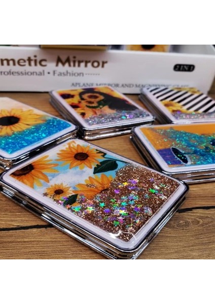 Papatya Çiçeği Motifli Cep Aynası fiyatları