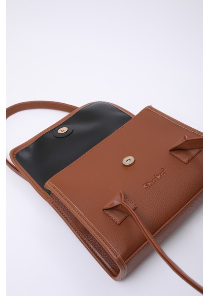 Taba SHK178 Suni Deri, Tek Bölmeli, Çıtçıtlı, El, Kol ve Omuz Çantası
