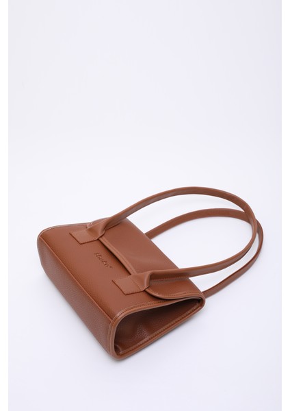 Taba SHK178 Suni Deri, Tek Bölmeli, Çıtçıtlı, El, Kol ve Omuz Çantası