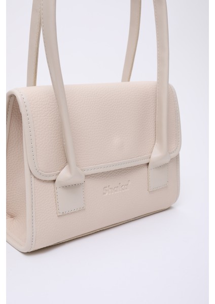 Krem SHK178 Suni Deri, Tek Bölmeli, Çıtçıtlı, El, Kol ve Omuz Çantası indirimleri