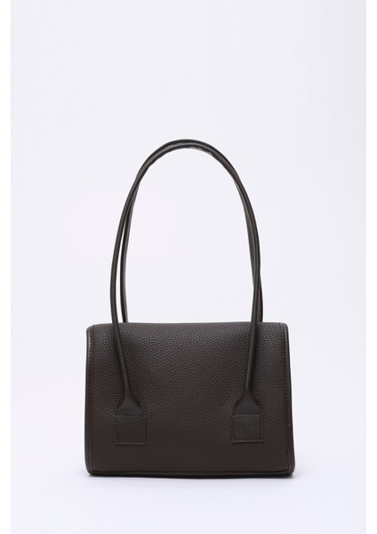 Kahve Rengi SHK178 Suni Deri, Tek Bölmeli, Çıtçıtlı, El, Kol ve Omuz Çantası modelleri