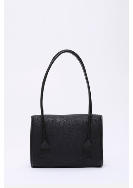 Siyah SHK178 Suni Deri, Tek Bölmeli, Çıtçıtlı, El, Kol ve Omuz Çantası modelleri