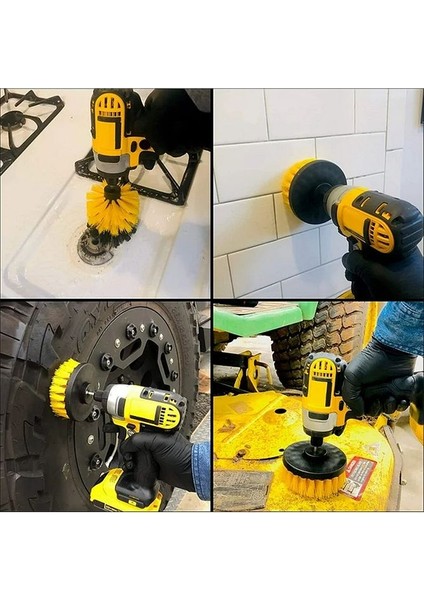 Matkap Ucu Fırça Seti Temizleme Parlatma Kiti 3 Lü