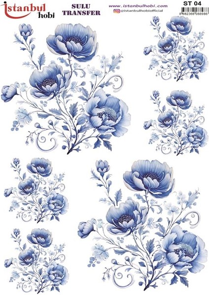 Istanbul Hobi Sulu Transfer ST04 (25X35)
