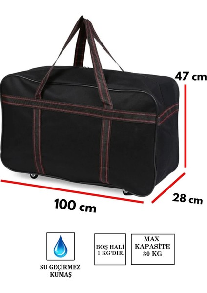 Hurç Çantası Seyahat Tekerlekli Battal Boy Kumaş fiyatları