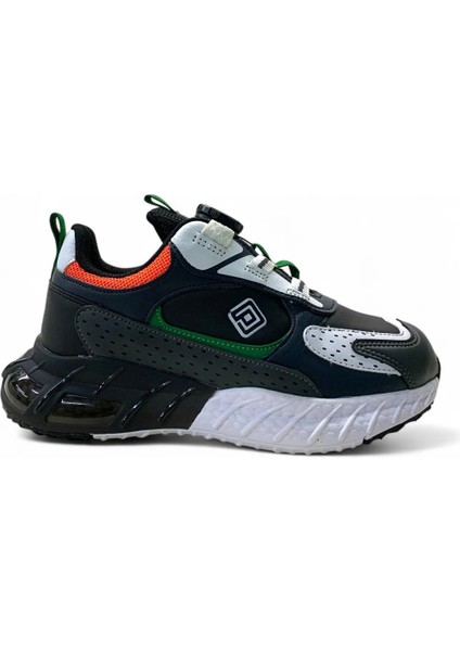 FK25-2024 Filet Ortopedi Spor Ayakkabı Siyah Füme Lacivert