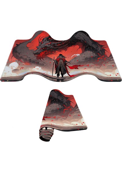 Pro Gaming Mouse Pad 70X30 Samurai Mouse Pad Xl Büyük Oyuncu Mousepad Kenar Dikişli Yıkanabilir Speed Mause Pad fiyatları