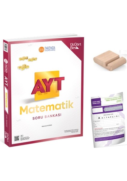 345 -Üç Dört Beş Ayt Matematik Soru Bankası Yks 2026 +Telefon Tutucu +Deneme