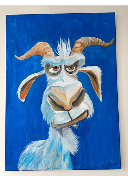 Yağlı Boya Keçi Tablosu | 50×70 cm fiyatları